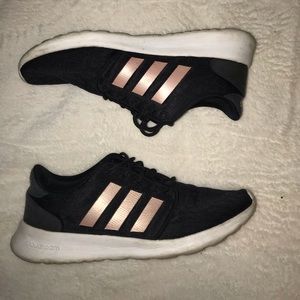 Black / Rose gold Adidas shoes